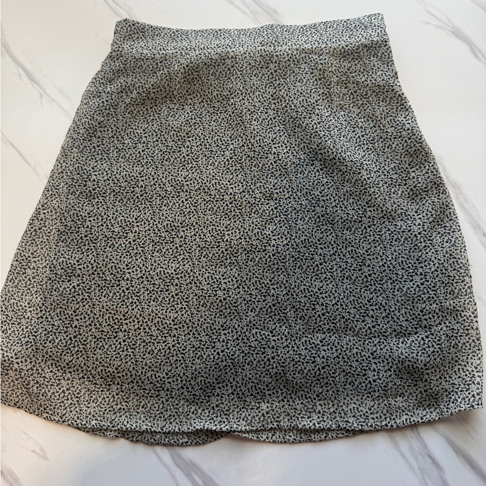 Sienna Sky Black and White A-Line Skirt